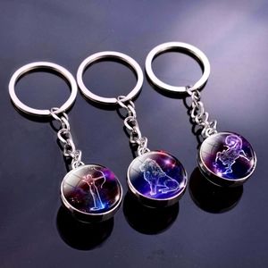 Super Cute!! Zodiac Keychains Horoscope Accessory